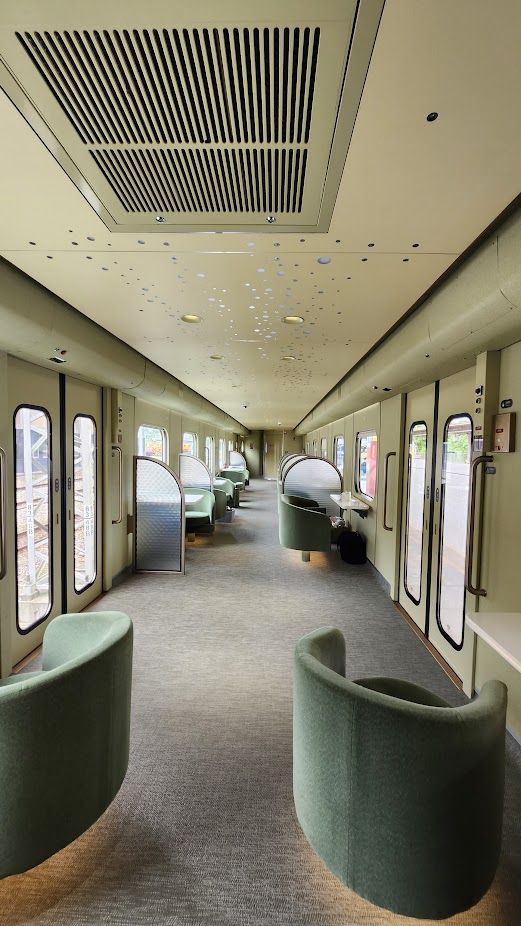 山嵐號觀光列車搭乘體驗：台灣花東慢活鐵道、素食套餐和京都風情開箱！