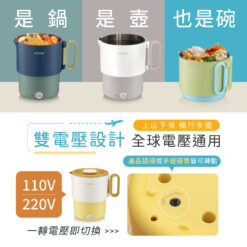 【KINYO】3in1雙電壓旅行小圓鍋 (TRFP-051)