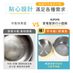 【KINYO】3in1雙電壓旅行小圓鍋 (TRFP-051)