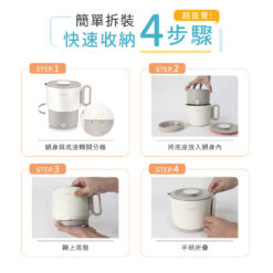 【KINYO】3in1雙電壓旅行小圓鍋 (TRFP-051)