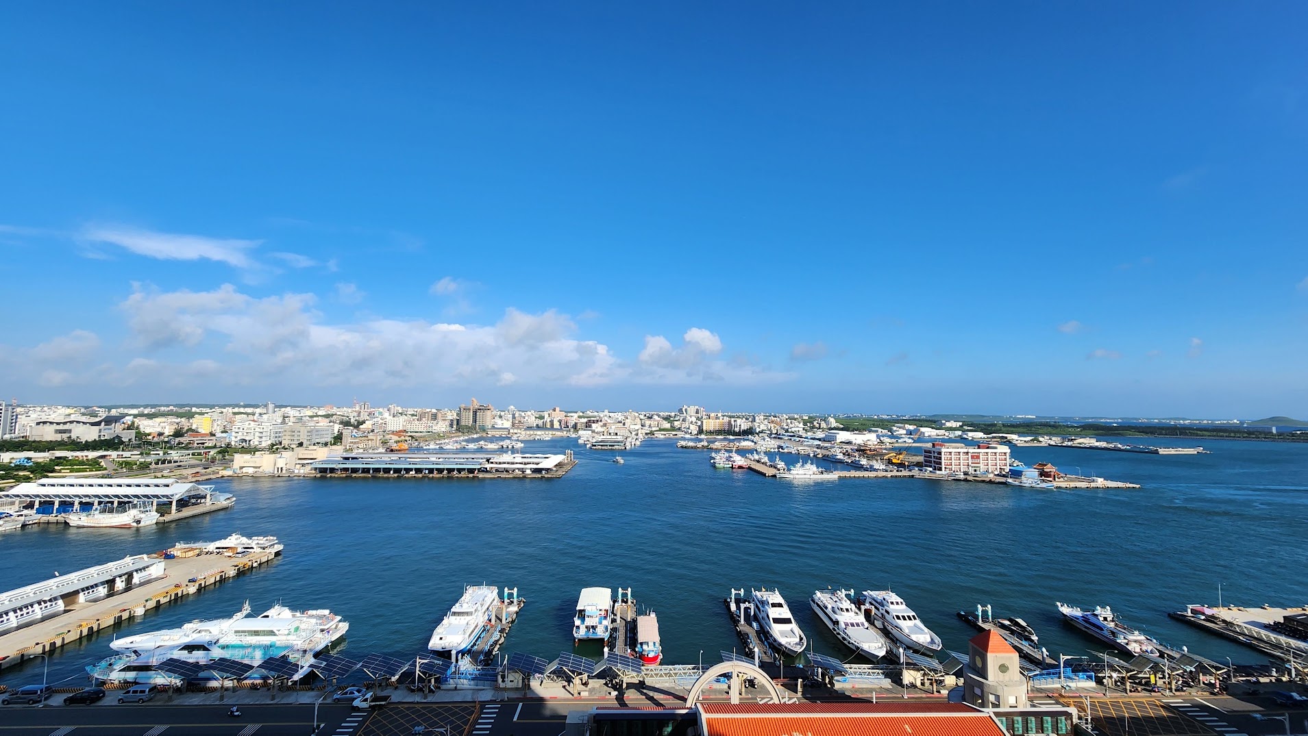 harbor view from Discovery Hotel, PengHu Islands